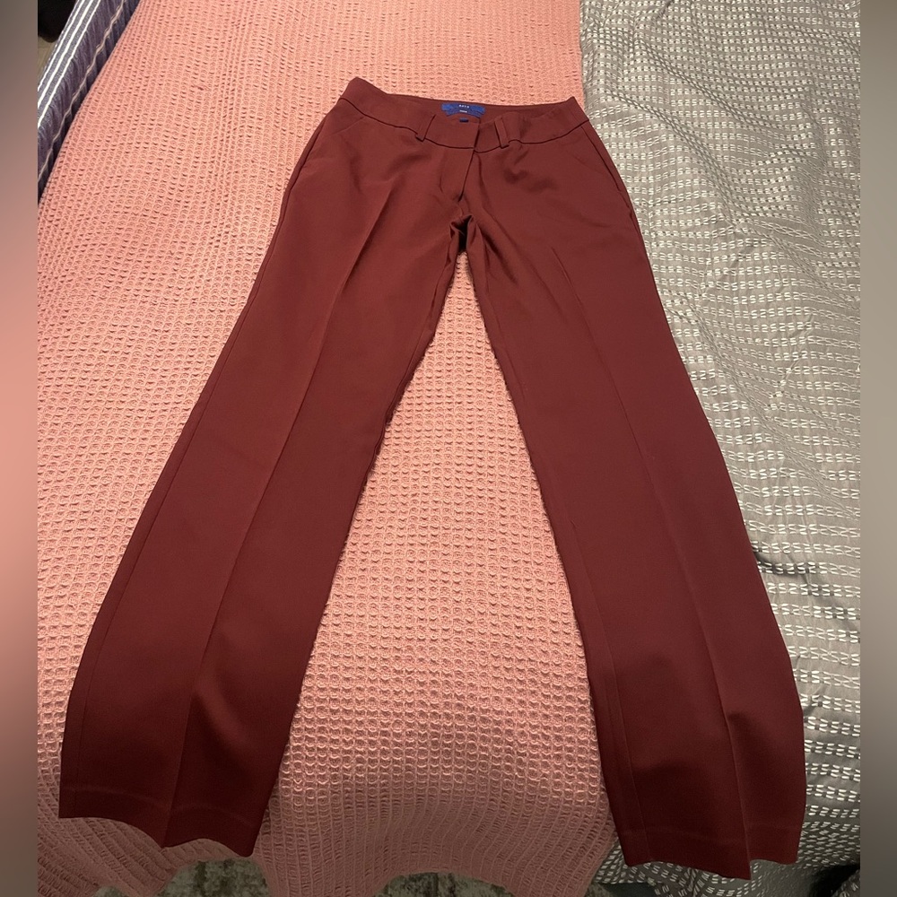 Apt 9, Size 4, Burgundy Trousers, NWOT